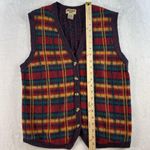 Vtg M Medium Sweater Knit Vest Womens Retro Granny Grandmacore Retro Boho V Photo 6