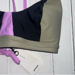 prAna Tulum Bikini Tops Black Color Block Size S Photo 4