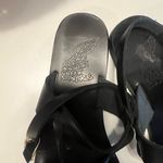Ancient Greek Sandals Alethea Black 38 $250 hand made Greece Size 7.5 Photo 6