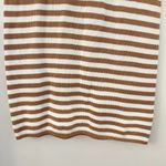 525 America  Raya Stripe Polo Knit Sweater Dress in Walnut Multi Size M LIKE NEW Photo 7