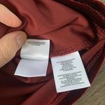 Kasper  Women’s‎ Velvet Surplice Faux Wrap Top - Size L - Pepperberry - NWT Photo 9