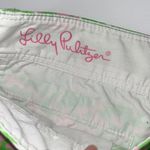 Lilly Pulitzer Womens The Callahan Shorts 100% Cotton Lion Green Pink Size 2 Photo 4