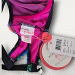 NWT Blush Profile Gottex Swimwear Multicolor Floral Ruffle Bikini Top Size Small Blue Photo 7