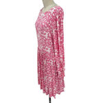 Draper James  Boatneck Kitty Dress Pink Shadow Floral‎ Size Medium Photo 5
