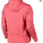 Nike 🍑 Dri-Fit Ribbed Training Hoodie Coral🍑~med Photo 2