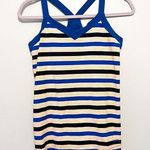 Patagonia  Tank Striped Athletic Performance Racerback Tank Sz M EUC Blue Gold Photo 0