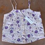 Anthropologie NWT self contrast bohemian chic tank top sz xs / sold at anthro Photo 2