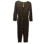 Old Navy  Womens Size XS Multicolor Floral Metallic Print Jumpsuit Photo 2