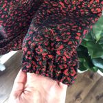 ZARA Basic Leopard Zip Up Jacket Red/Black Sz XS Photo 4