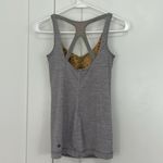 Lululemon Size 4 Heather Gray Strappy Racerback Tank Top Photo 5