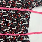 Boden penny Jersey dress 3/4 sleeve bunny print holiday sz 4 long Black Photo 7
