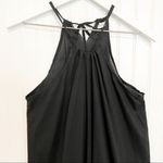 Regina Donde Black Cotton Maxi Dress Resortwear Travel Lagenlook Vacation Beachy Photo 1