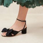 Loeffler Randall Dahlia Black Glitter Heel 5.5 Photo 2