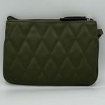 Nine West Green Quilted  Wristlet Wallet Pouch Photo 1