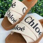 Chloé Chloe | Woody Slide Sandals White Cream 36 Photo 0