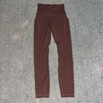 Lululemon  Wunder Train‎ High-Rise Tight with Pockets 25" Everlux Roasted Brown 2 Photo 3