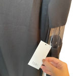 Oversized Tobi Gray T Shirt Dress Modern Mesh Sleeves NWT Photo 3