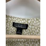 Nicole Miller Womens Linen Blend Shift Dress Size L Cream Polka Dot lagenlook Photo 5