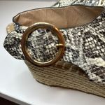 Catherine Malandrino  Snakeskin Wedge Espadrilles Photo 4