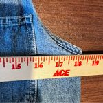 Rafaella VTG RF Rafaela Jean Jumper Women's Medium Zip Front Sleeveless V-Neck Denim Photo 8