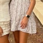 Isabelle's Cabinet Isabelle’s Cabinet Mini White And Black Sundress Photo 0