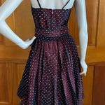 Vintage 50s/60s Full Circle Cocktail Party Dress XS/S Brown Photo 1