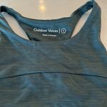 Outdoor Voices  Athletic High Neck Green Crop Top Sports Bra Size Women's Small Photo 1