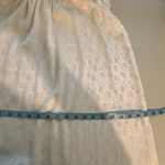 Oscar de la Renta Vintage Pink Floral Inlay Lace Trim Sleeve Midi Slip Dress Photo 12