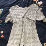 Pretty lacy Grey shirt Size XS Photo 4