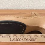 Frye Boots Charlotte Flower Tan Leather Heeled Mules Slip On Size 8M Photo 9