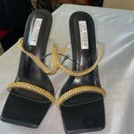 Women's Cape Robin Heels Black Gold Size 9 Photo 0
