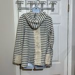 Anthropologie Saturday Sunday striped Open Front Waterfall jacket/cardigan Sz M Photo 4