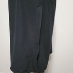 Eileen Fisher  black faux wrap pull-on skirt size small Photo 6