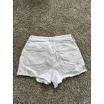 SO  Goods‎ For Life White Denim High Rise Distressed Frayed Hem Shorts Photo 2
