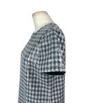 Draper James  Collection Sequin Shift Dress Black‎ Gray Silver Size 6 Photo 6