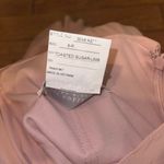 Dessy Collection by Vivian Diamond NWT Dessy Collection Sz 6-R Toasted Sugar Long Sleeve Evening Gown Light Pink Photo 4