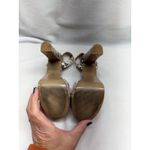 Steve Madden  Women's Snakeskin Platform Ankle‎ Strap Chunky Heel Sandals Shoes Photo 8