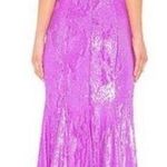 NBD X BY sequined Chiquitita Gown In maxi Lavender Photo 1