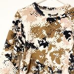 Rag and Bone  Size Large Pixelated Camouflage Print Poe Sweatshirt Photo 2