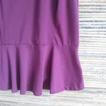 Ambiance Apparel 1X Purple Workwear Top Plus Photo 1
