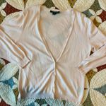 Ralph Lauren  light pink cottagecore quiet luxury cardigan with ruffle hems Photo 0