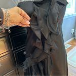The Limited  Event Black Strapless Ruffle Cocktail Dress Women’s 2 – Formal LBD Photo 2