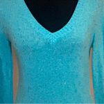 Old Navy Women's V-Neck Sweater - in Robins Egg Light Blue Photo 2
