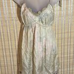 Hale Bob  Silk Floral Baby Doll Spagetti Straps Mini Dress/Long Cami Top Small S Photo 12