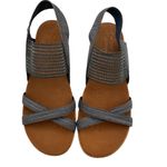 Skechers  Beverlee High Tea Women's Wedge Sandals Size 9.5 Photo 5