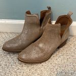 5 for $25 Diba True Stop Golden Metallic Leather Bootie size 8 Gold Photo 3