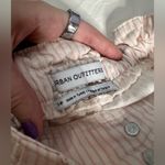 Urban Outfitters Pink and White Pinstripe High Waist Shorts Small Photo 3