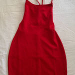 by the way. Solene Backless Mini Dress in Red Photo 3