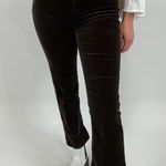 Vintage Brown Velvet Jeans Size 2 Photo 0