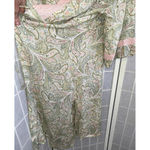 Anthropologie Floreat Floral Kimono Empire Waist Robe Tie Duster Lounge Lace Med Photo 8